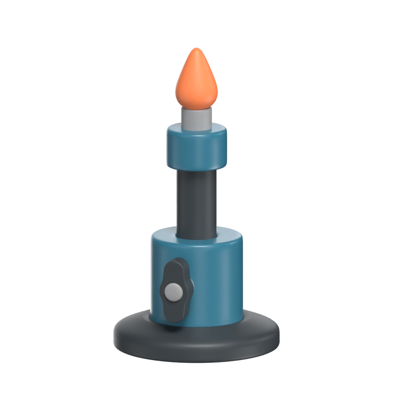 Portable Stove 3D Icon Model For Science