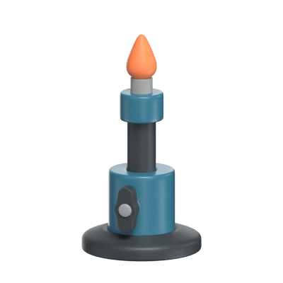 Portable Stove 3D Icon Model For Science 3D Graphic