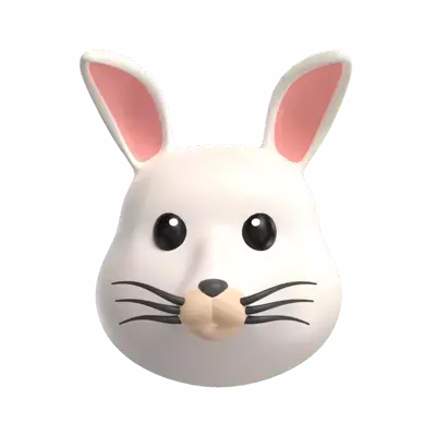 Snowshoe Hare 3D Graphic