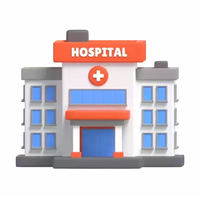 Hospital 3D Graphic