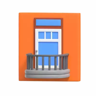 Balcony 3D Graphic