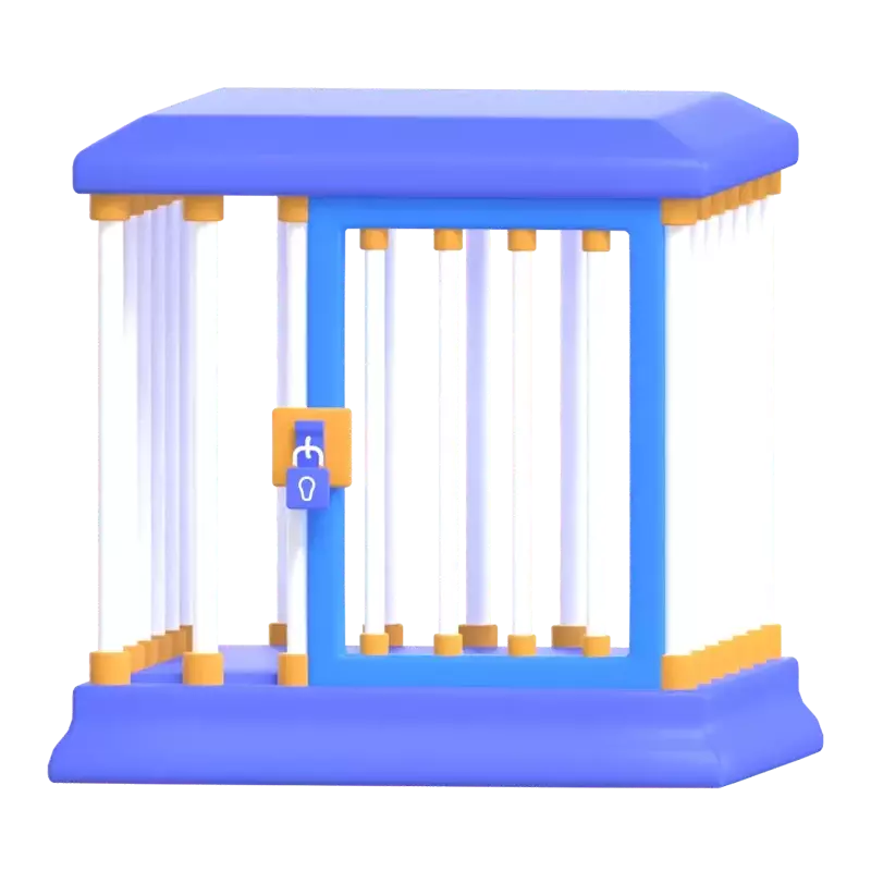 Cage 3D Graphic