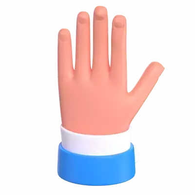 Five Fingers 3D Graphic