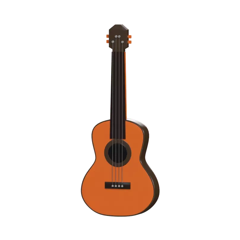 3D Playing Guitar Model Musical  3D Graphic