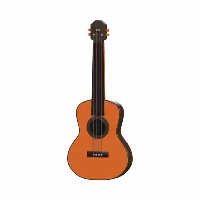 3D Playing Guitar Model Musical  3D Graphic