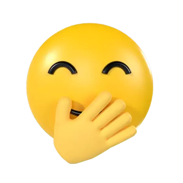 Hand Over Mouth Emoji 3d model--08c147bd-ca93-428d-867e-5cd5e05adc85