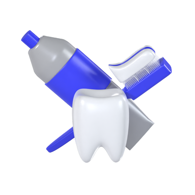 Dental Care 3D Graphic