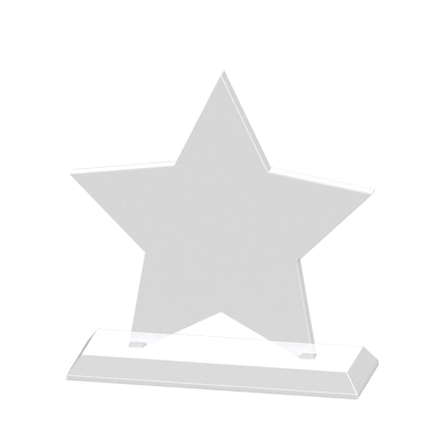 Star Shaped Glass Award 3D Model 3D Graphic