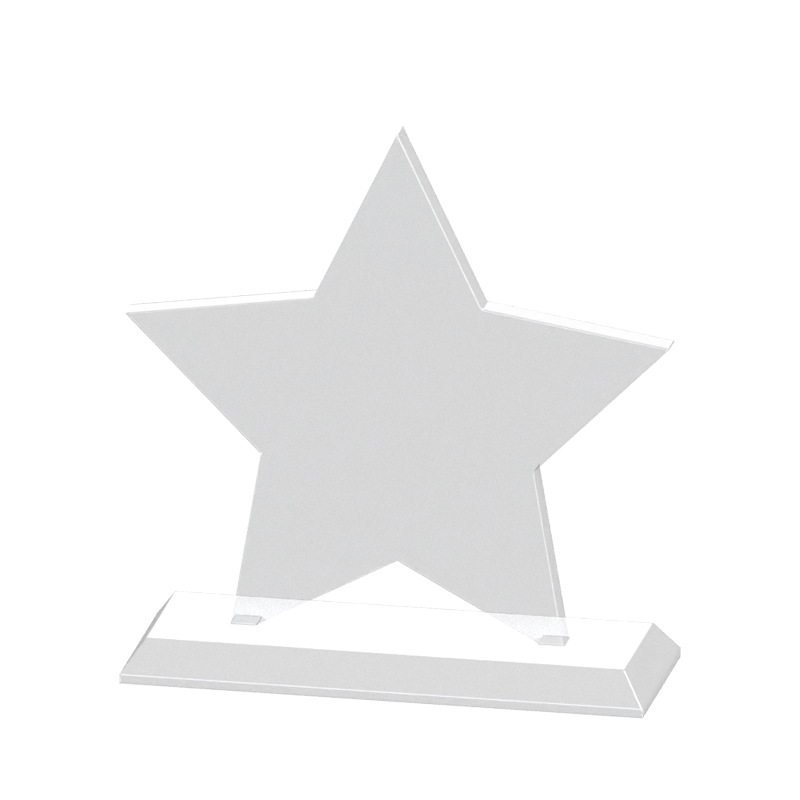 Star Shaped Glass Award 3D Model 3D Graphic