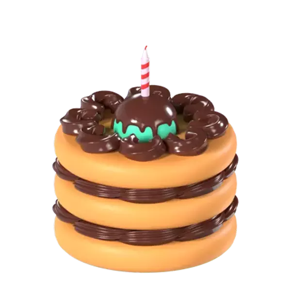 Birthday Pancake 3d model--ec7b8455-c9ce-4339-8d94-aa5c569c20bc