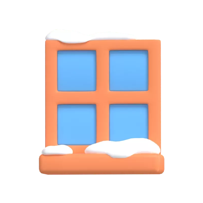 Home Window 3D Graphic
