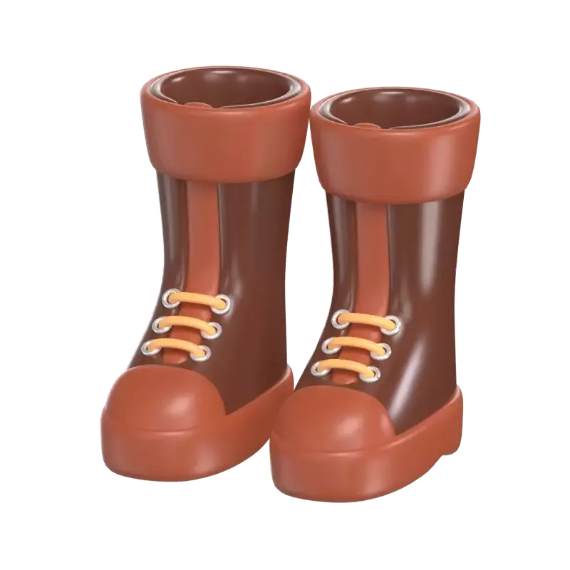 Long Boots 3D Graphic