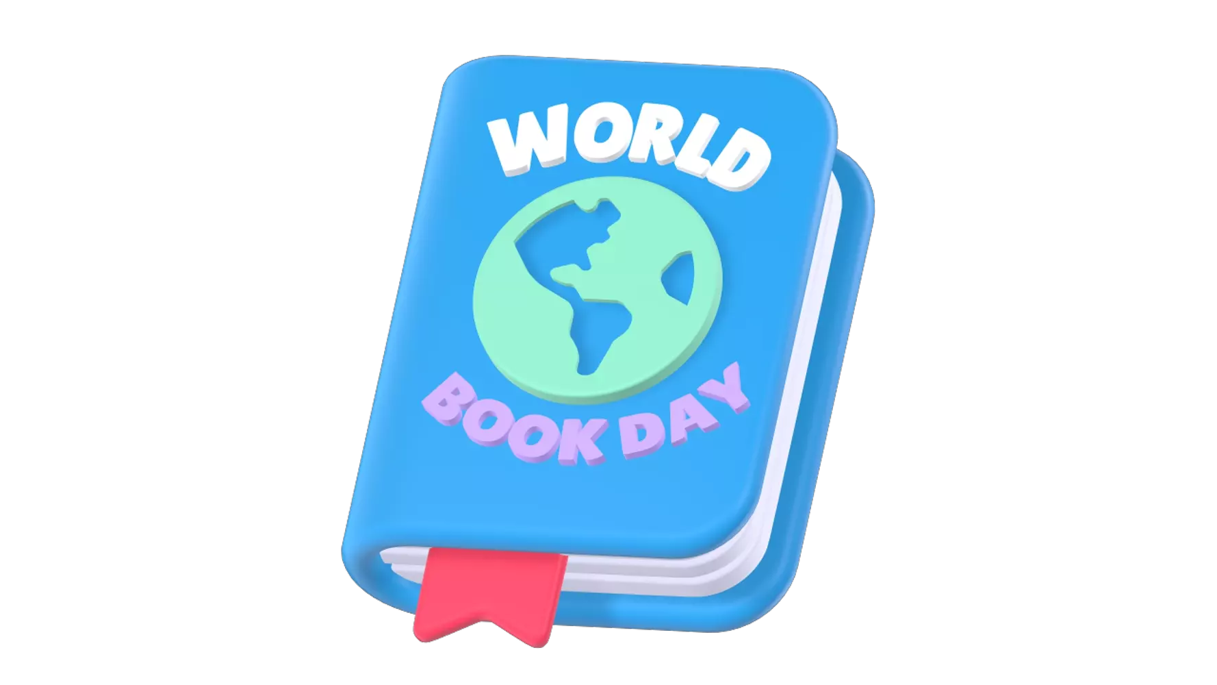 World Book Day 3D Graphic