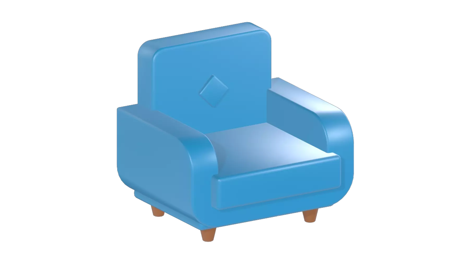 Einzelsofa 3D Graphic