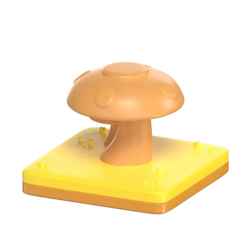 Mushroom 3d model--298e52a7-3fc2-4006-b85a-c2e274c59185