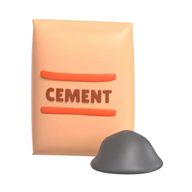 Cement 3D Graphic
