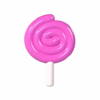 Lollipop Balloon 3D Graphic