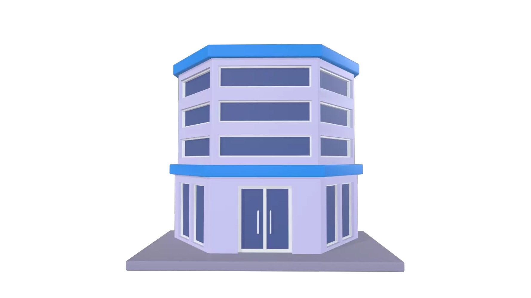 Office Building 3D Graphic