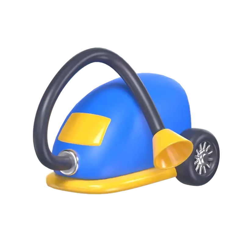 Vacuum Cleaner 3D Graphic