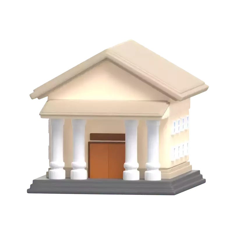 Bank 3D Graphic