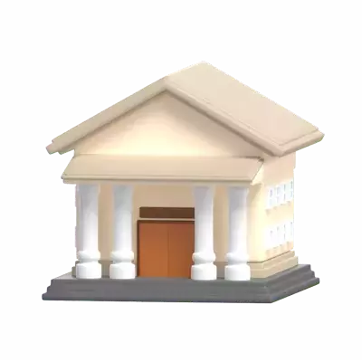 Bank 3D Graphic