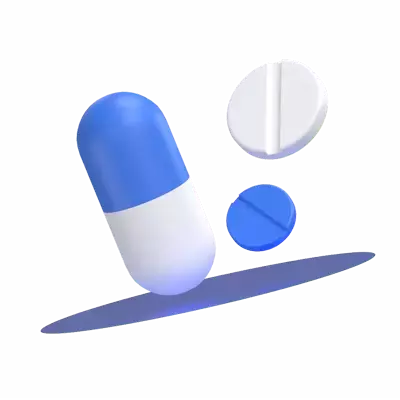 Medicines 3D Illustration