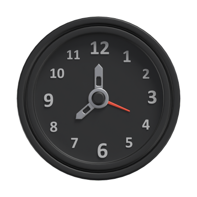 3D Timer Clock Precision And Style In Time Management 3D Graphic