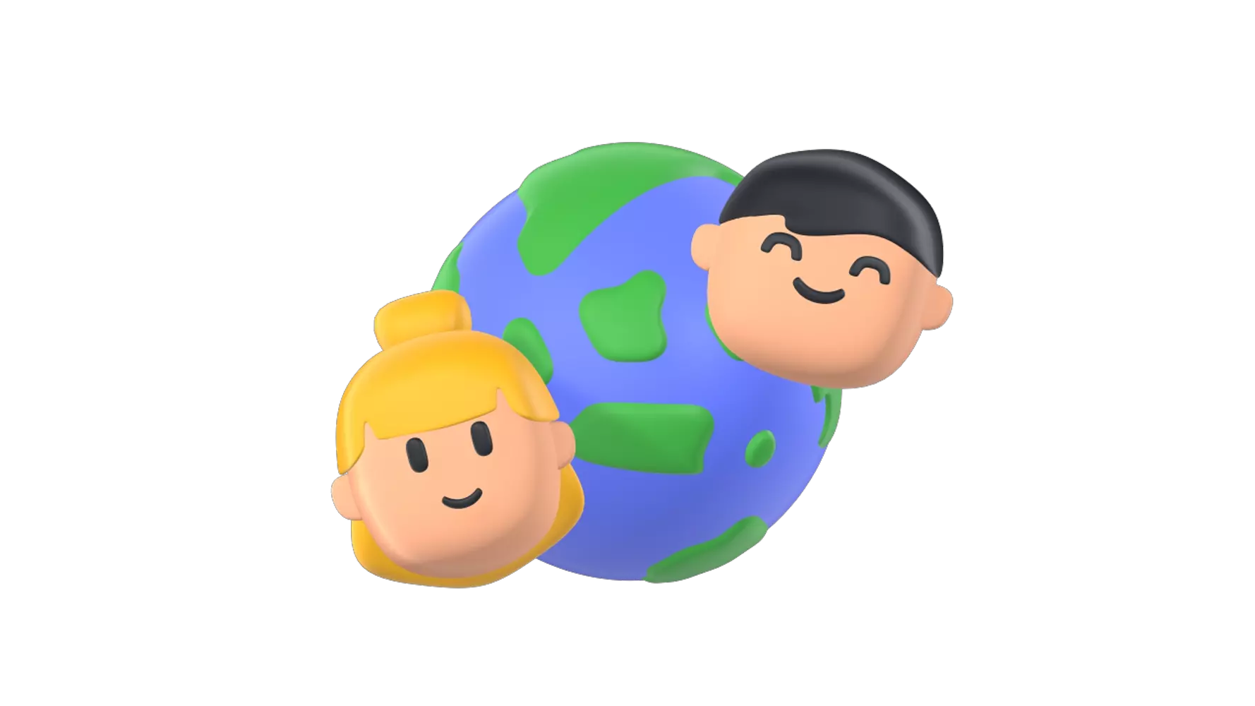 Friendship World 3D Graphic