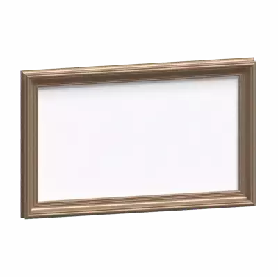 Elegant Square Frame With Picture 3D Model 3D Graphic