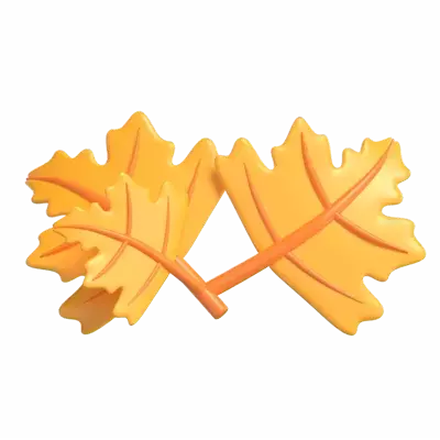 Maple Leaf 3D Graphic