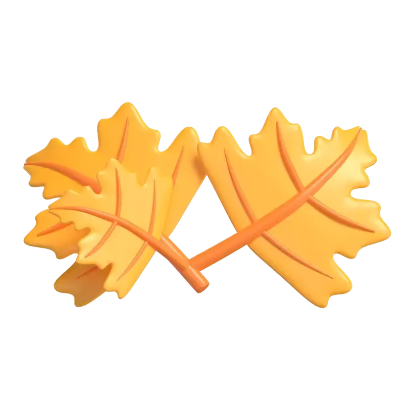 Maple Leaf 3D Graphic