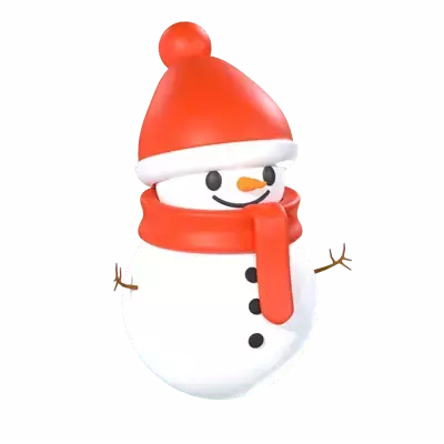 Snowman 3d model--feff311a-6855-48d1-8139-980a8042db27