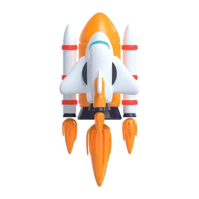 Space Shuttle 3D Graphic