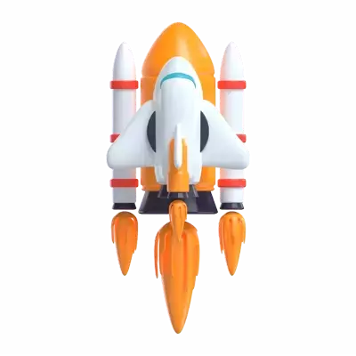 Space Shuttle 3D Graphic