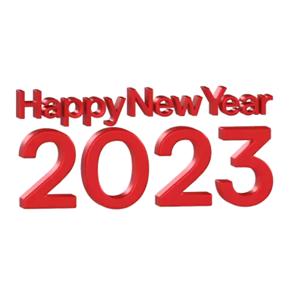 Feliz Año Nuevo 3D Graphic