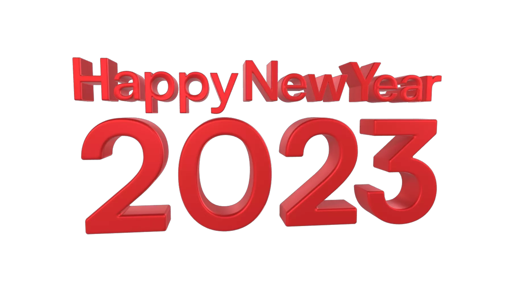 Happy New Year 3D Graphic