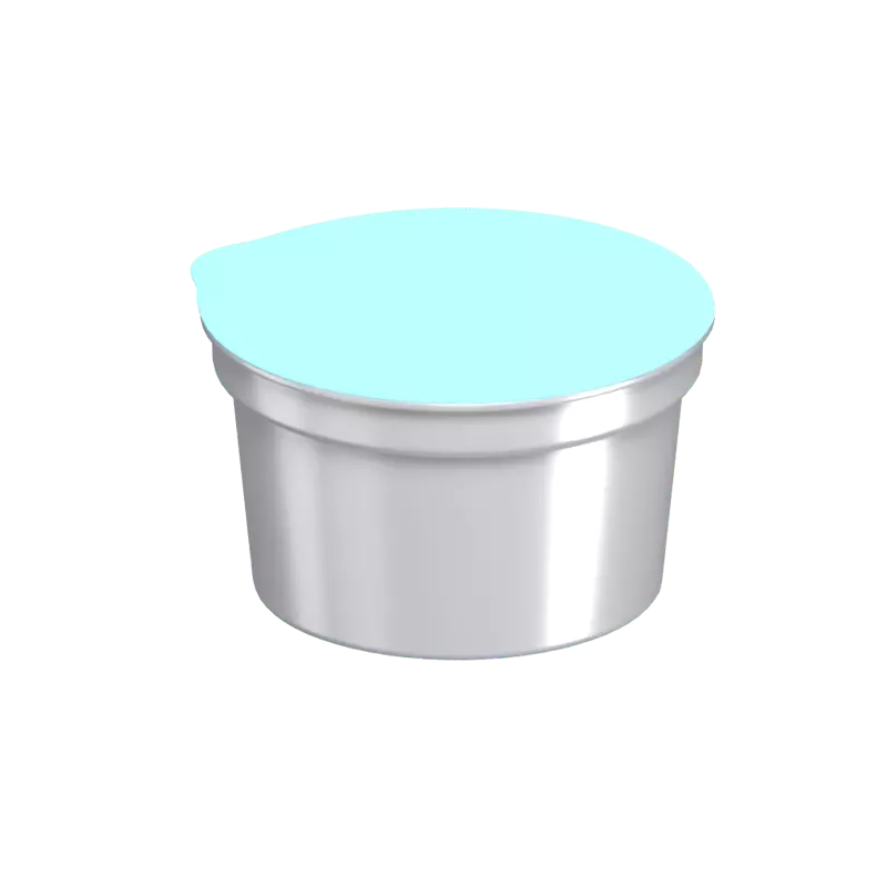 Small Cup Of Cottage Cheese 3D Model 3D Graphic