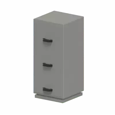 Filing Cabinet 3D Graphic