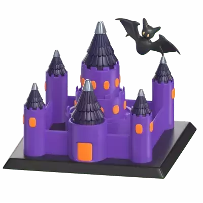 Night Castle 3D Graphic