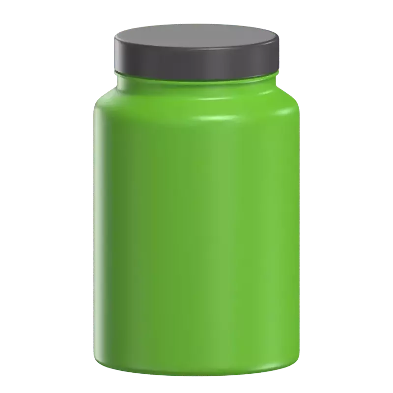 Plastic Jar 3D Graphic