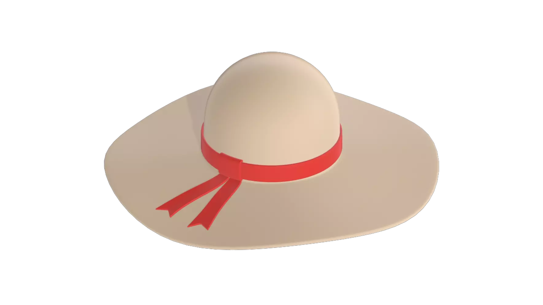 Hat Woman 3D Graphic