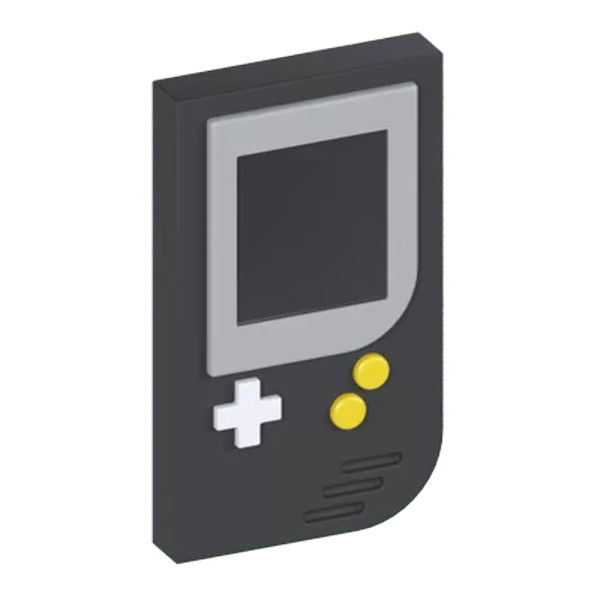 Gameboy 3D Graphic