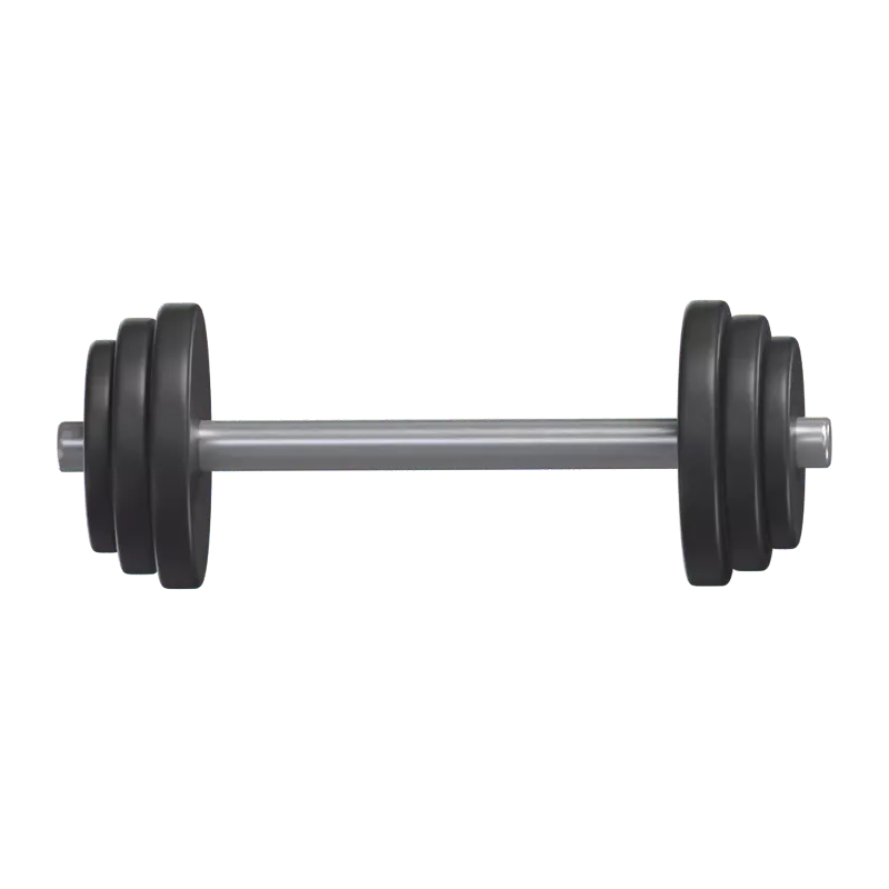 Barbell 3D Graphic