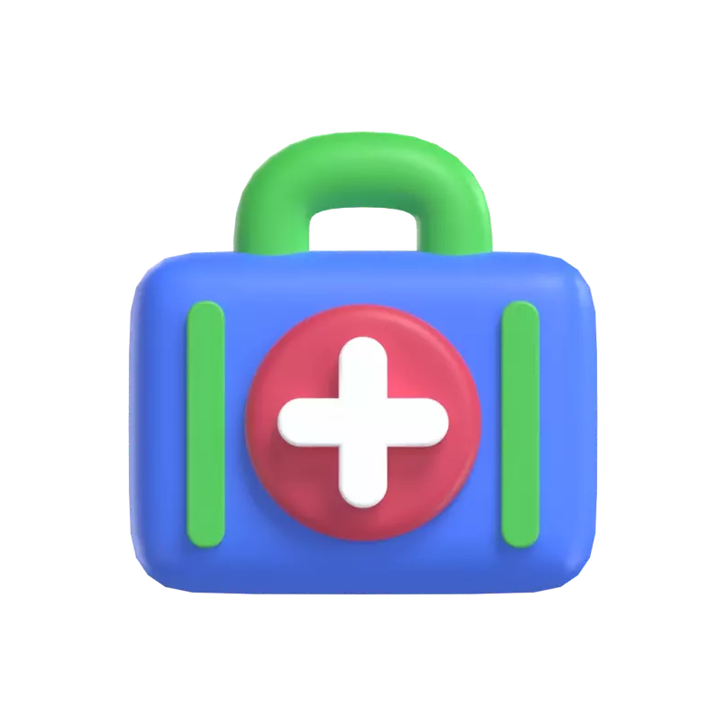 First Aid Kit 3D Graphic