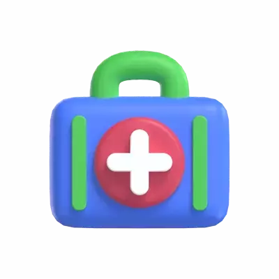 First Aid Kit 3D Graphic