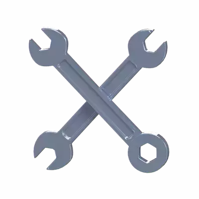 Wrenches 3D Graphic