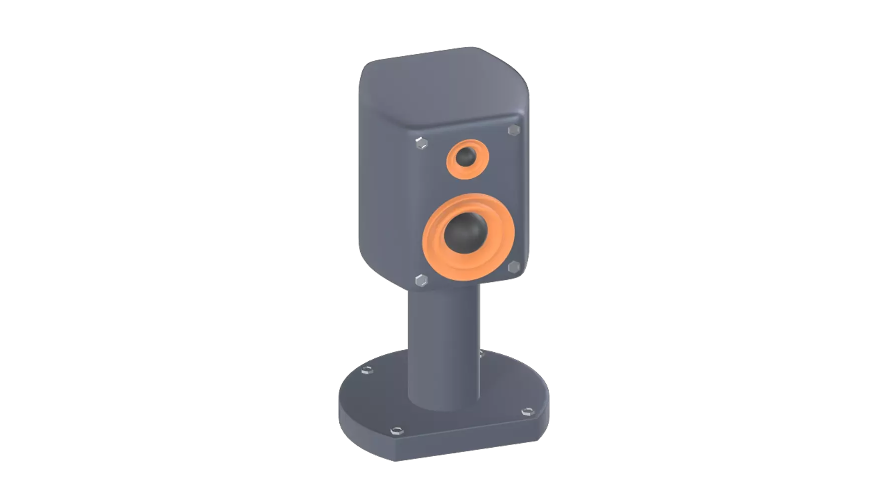 Standing Speaker 3d model--d9db7012-9884-4606-b09d-6ddab90d18f5