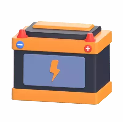 Battery 3D Graphic