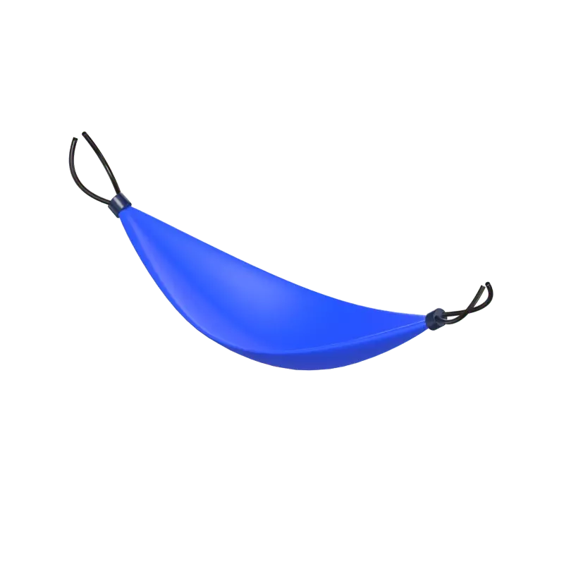  3D Blue Hammock Model Relaxation 