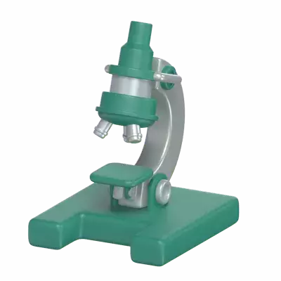Microscope 3D Graphic